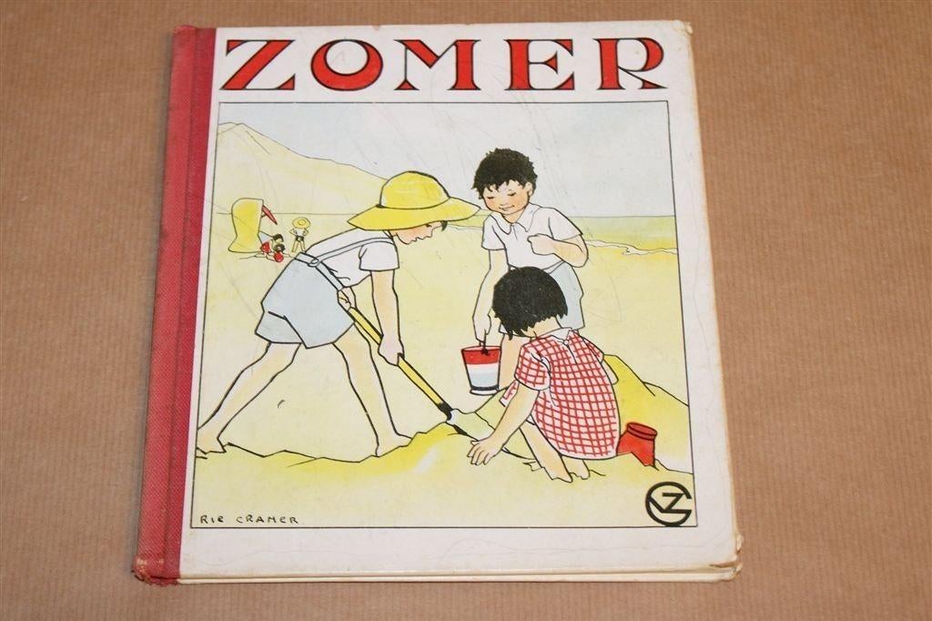 Zomer — Rie Cramer Prentenboek Vintage 1958, Ophalen of Verzenden, Gelezen