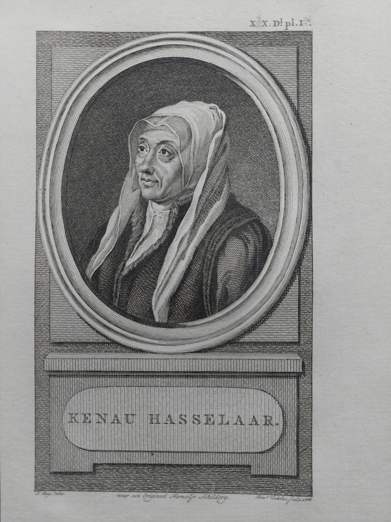 2 / Kenau Hasselaar gravure uit 1788, Antiek en Kunst, Kunst | Etsen en Gravures, Ophalen of Verzenden