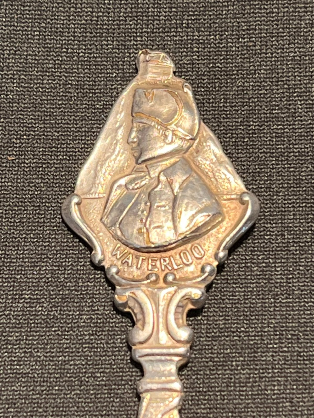 Vintage lepeltje Napoleon bij Waterloo., Ophalen of Verzenden