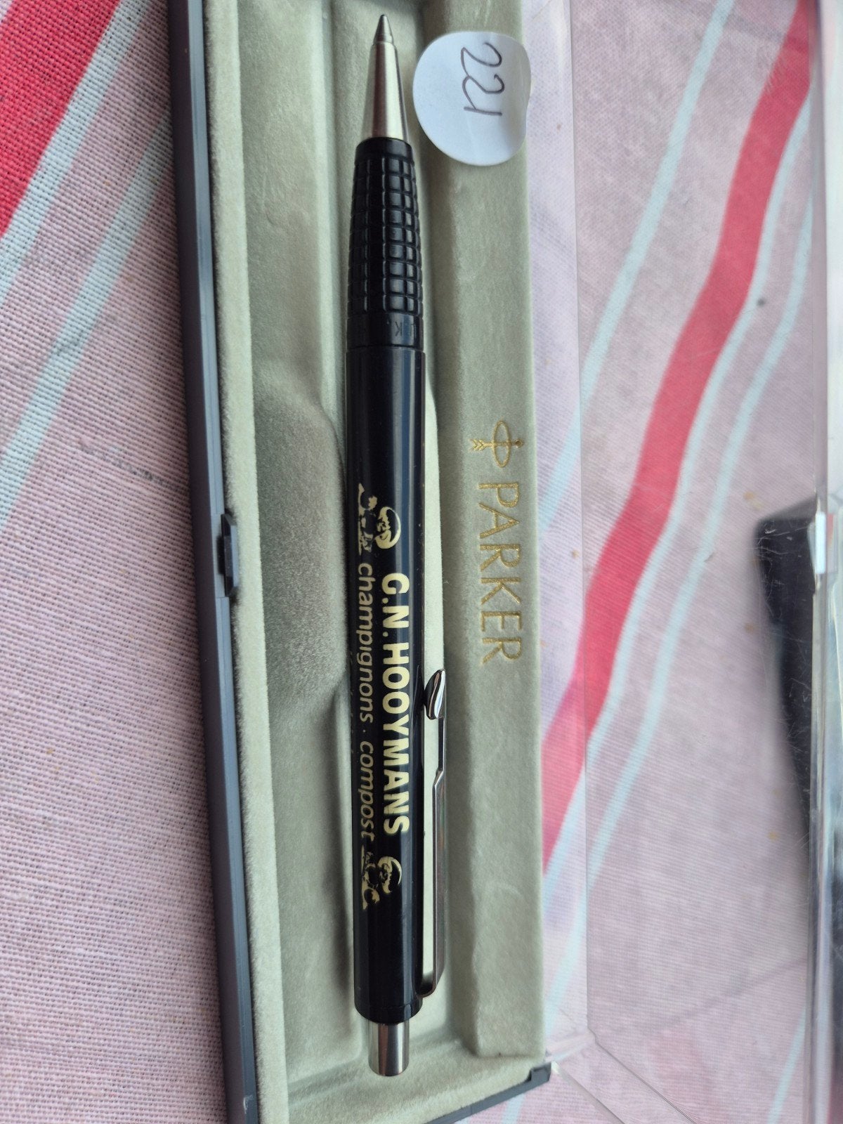 Parkerpen met reclame, Ophalen of Verzenden, Balpen, Overige merken, Met reclame