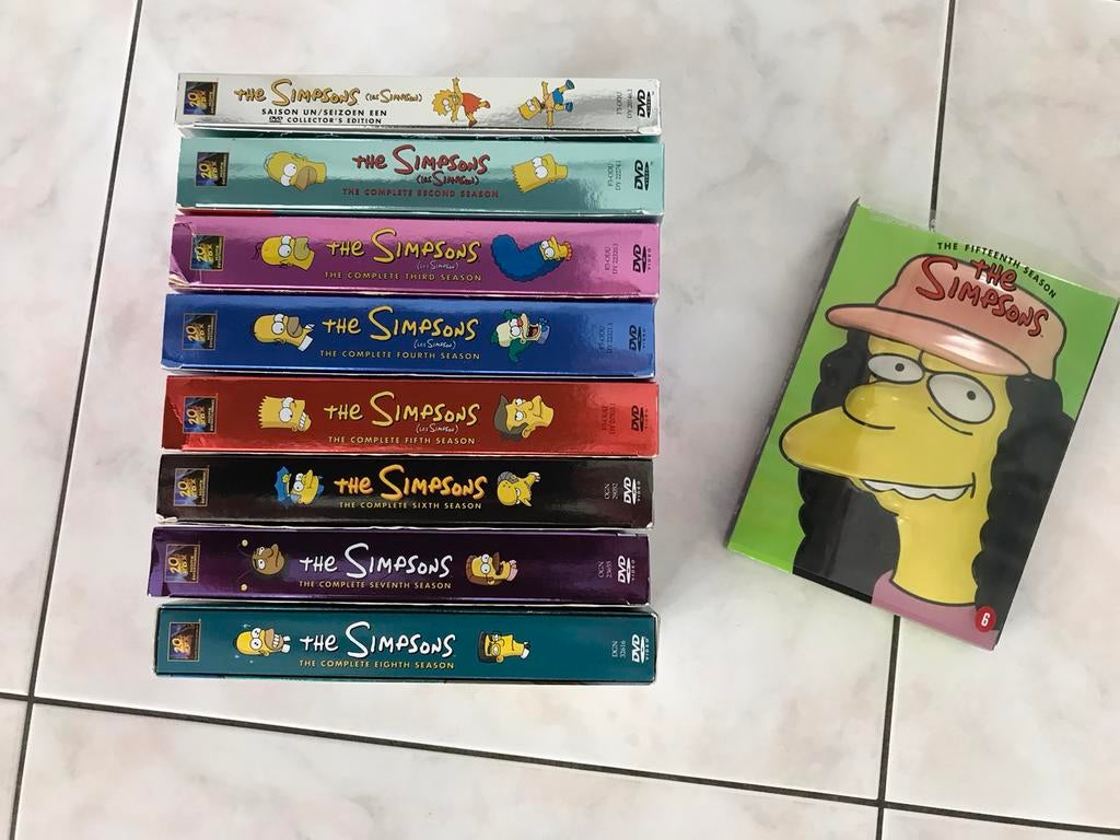 The Simpsons seizoen 1 t/m 8 en 15, met lmt editions., Ophalen of Verzenden, Zo goed als nieuw