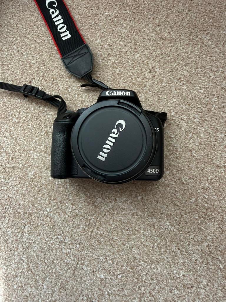 Canon EOS 450D spiegelreflex camera  1.000 clicks compleet, Ophalen of Verzenden, Zo goed als nieuw, Canon, Geen optische zoom