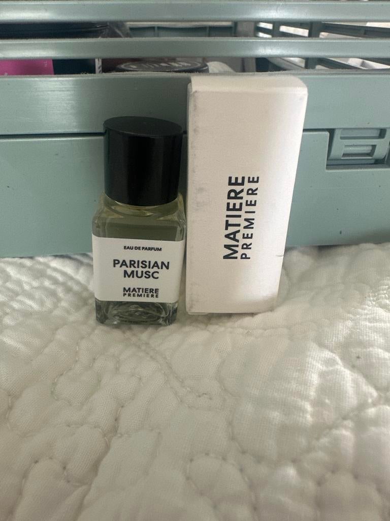 Matiere Premiere Parisian Musc - 6ml miniatuur, Sieraden, Tassen en Uiterlijk, Uiterlijk | Parfum, Ophalen of Verzenden, Zo goed als nieuw