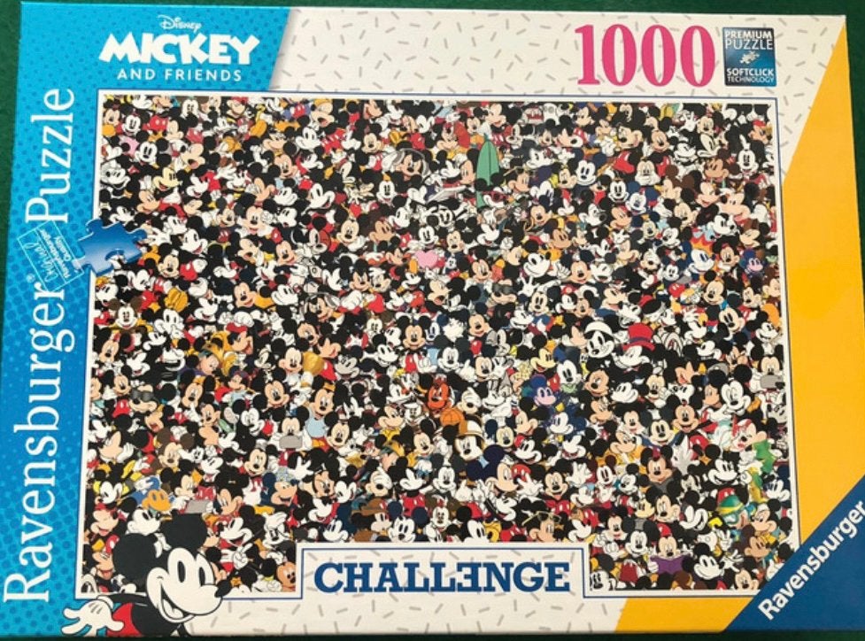 Ravensburger Puzzel challenge mickey mouse, Eén persoon, Cadeaubon