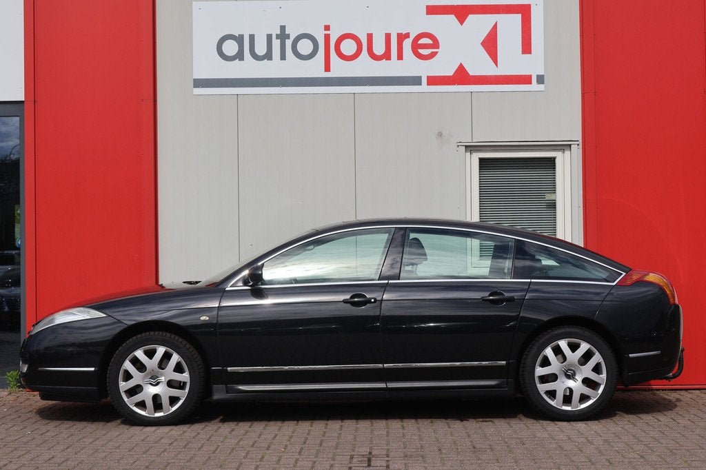 Citroën C6 2.7 HdiF V6 Exclusive | Schuifdak | (bj 2007), Auto's, Citroën, Gebruikt, Zwart, C6, Bi-Xenon koplampen