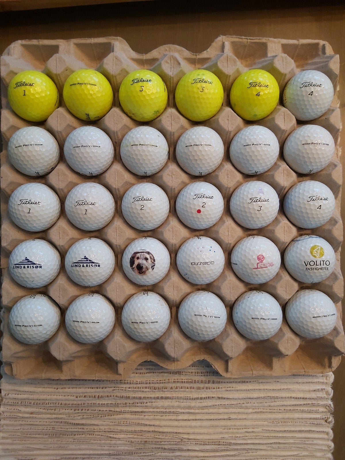Titleist Pro V1, 30 stuks AAA Kwaliteit, Sport en Fitness, Golf, Ophalen of Verzenden, Gebruikt, Bal(len), Overige merken