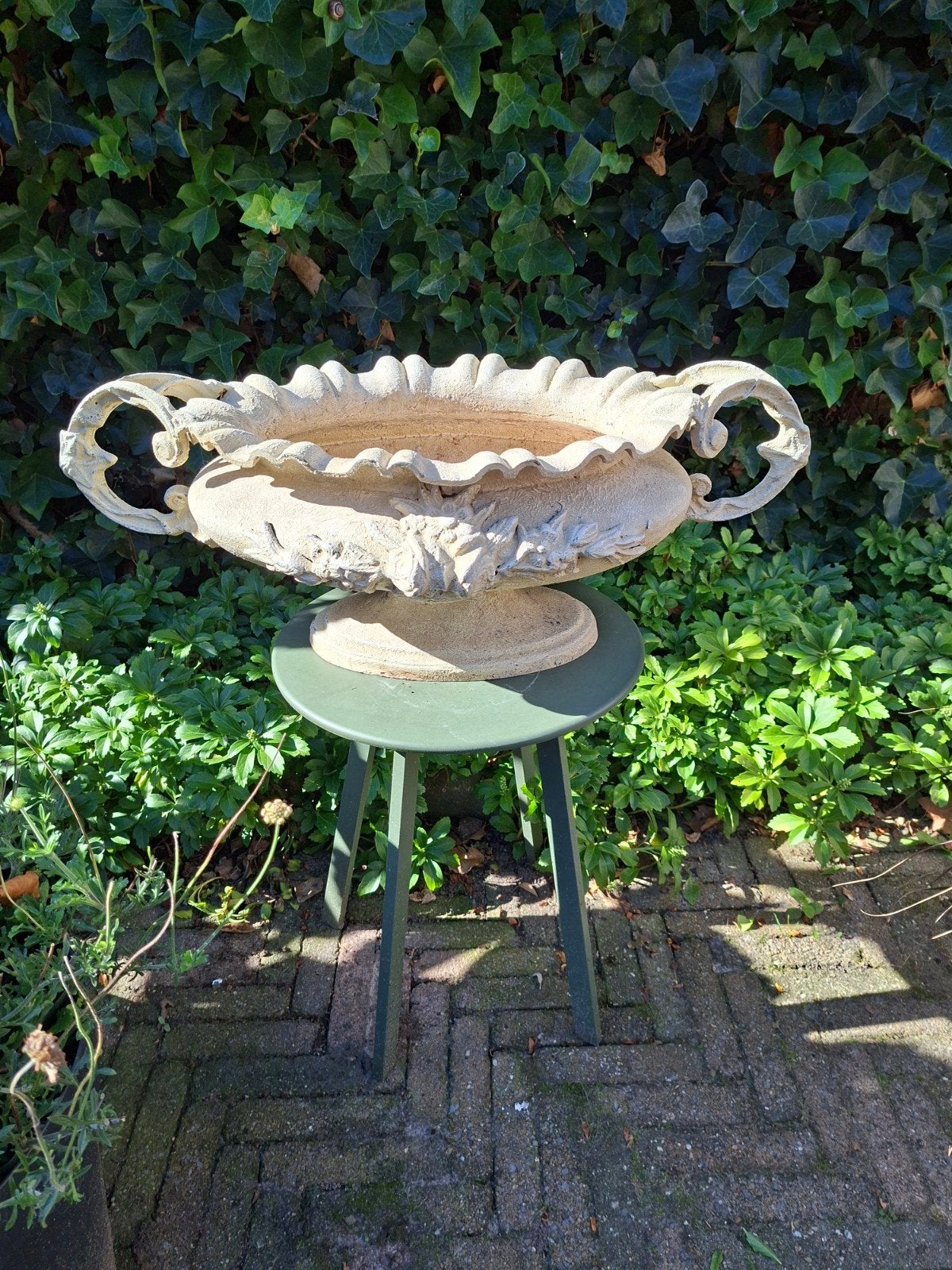 antieke jardinière gietijzer, Ophalen of Verzenden