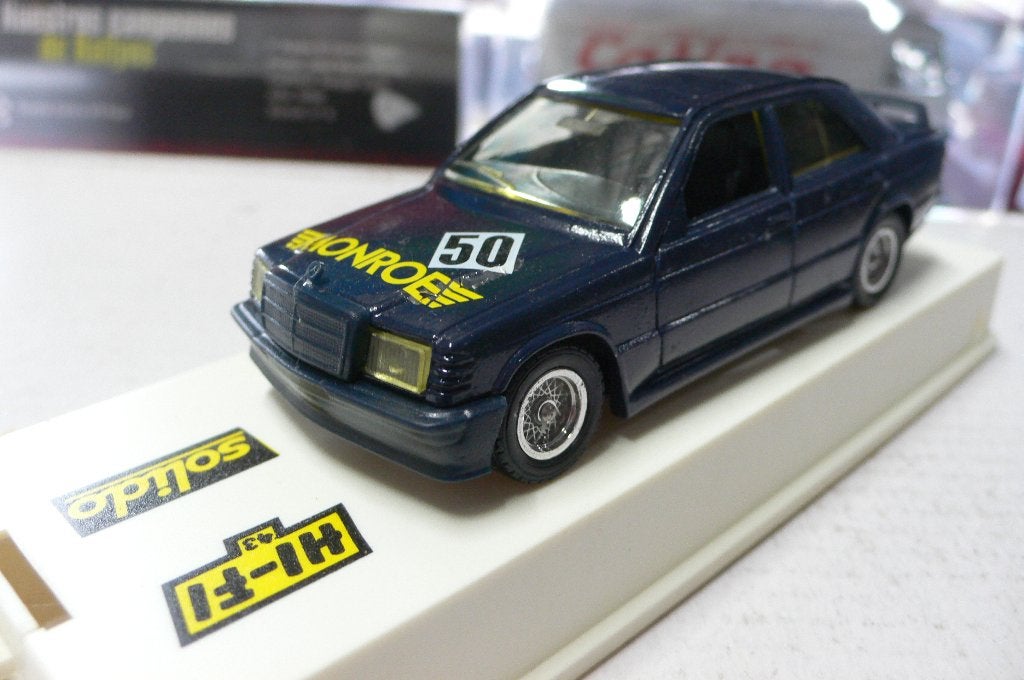 mercedes 190 16s- solido -incl. decals - #1510-in nieuwstaat, Hobby en Vrije tijd, Modelauto's | 1:43, Verzenden, Nieuw, Auto