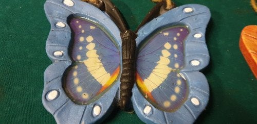 vlinders  van beton, blauw en oranje, Ophalen of Verzenden, 'T Olde Gre-j, Info@toldegrej.nl, Endepoelstraat 20f Didam