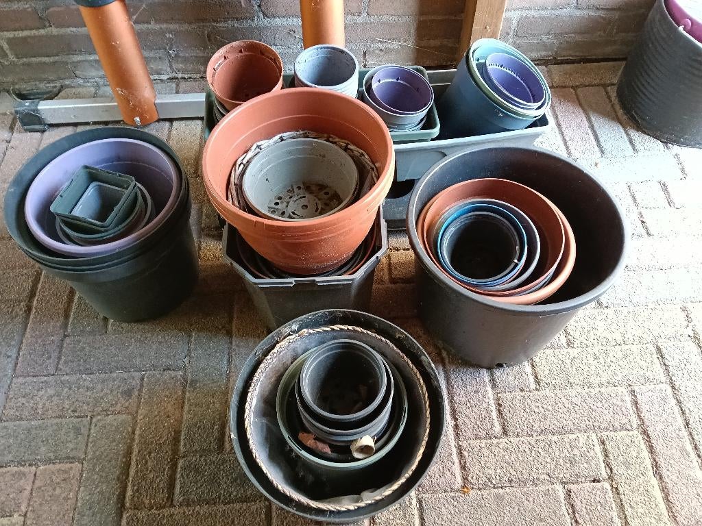 Bloempot kweekpotten, Kunststof, Gebruikt, Minder dan 40 cm, Balkon