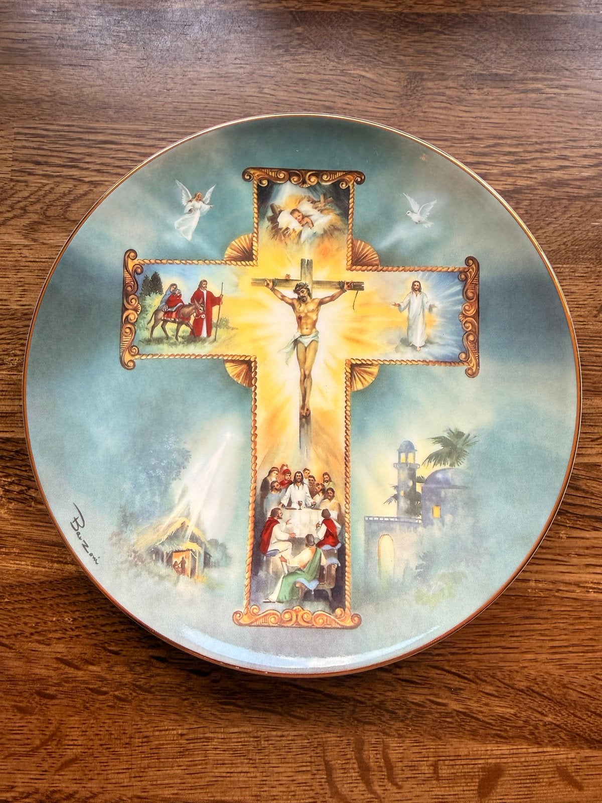 Franklin Mint Royal Doulton 'Het Leven van Christus' Bord, Antiek en Kunst, Ophalen of Verzenden
