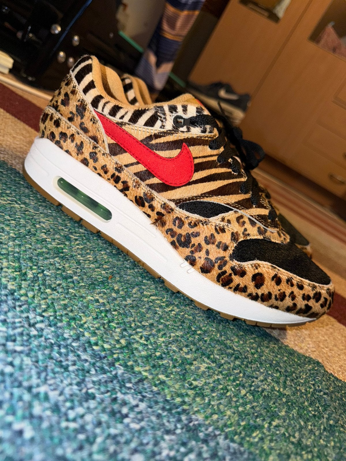 Nike air max 1 Animal US 8.5. 42, Kleding | Heren, Schoenen, Zo goed als nieuw, Overige kleuren, Ophalen of Verzenden