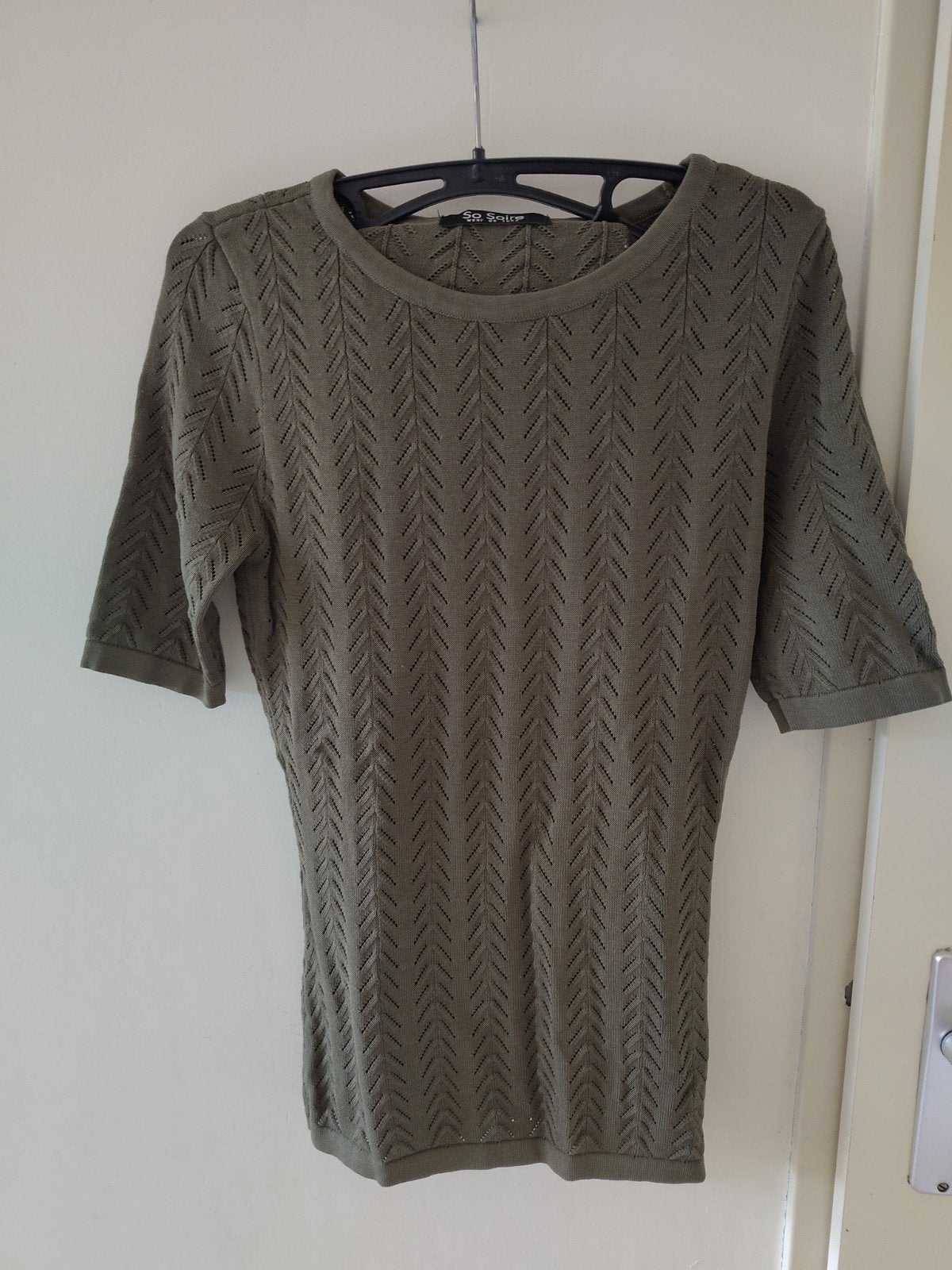 ajour top s, Kleding | Dames, So Soire, Ophalen of Verzenden, Zo goed als nieuw, Korte mouw