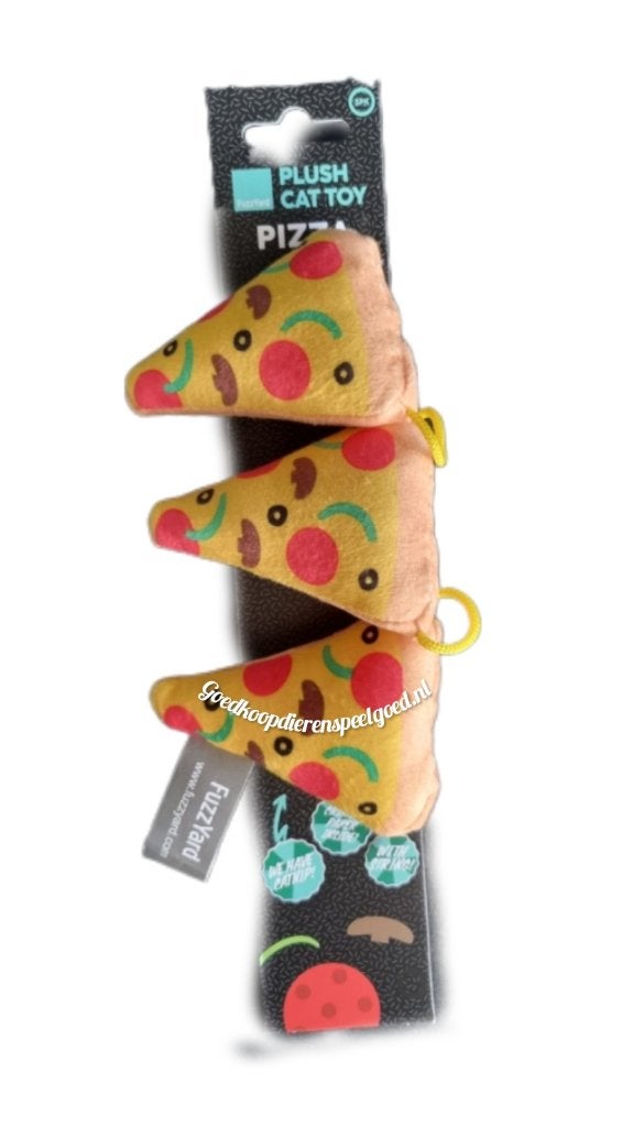 Kattenspeelgoed   " Pizza slinger met catnip  ", Dieren en Toebehoren, Kattenspeelgoed, Ophalen of Verzenden, Nieuw, Speelmuis