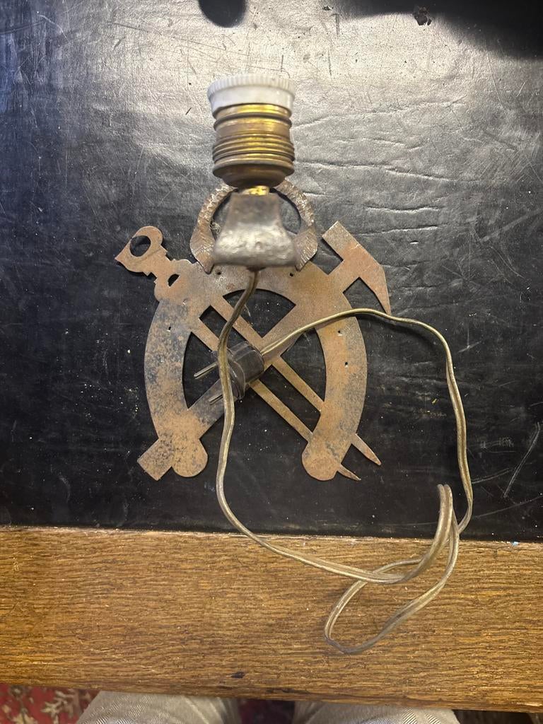 Vintage wandlamp met onbekende werking, Antiek en Kunst, Ophalen of Verzenden