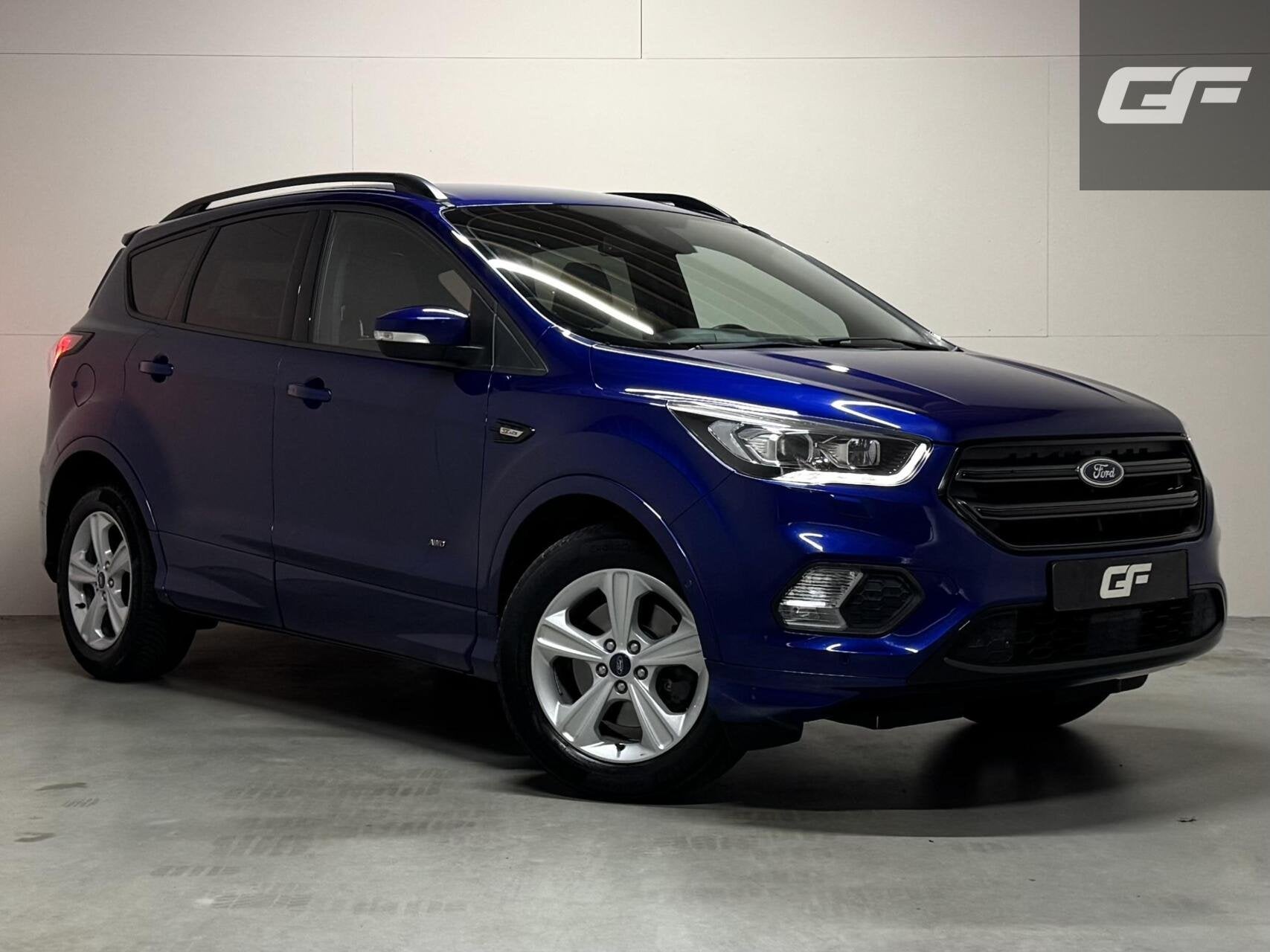Ford Kuga 1.5 EcoBoost Titanium 4x4 Sony Carplay Camera Trek, Auto's, Ford, Automaat, 4 cilinders, Blauw, 1586 kg