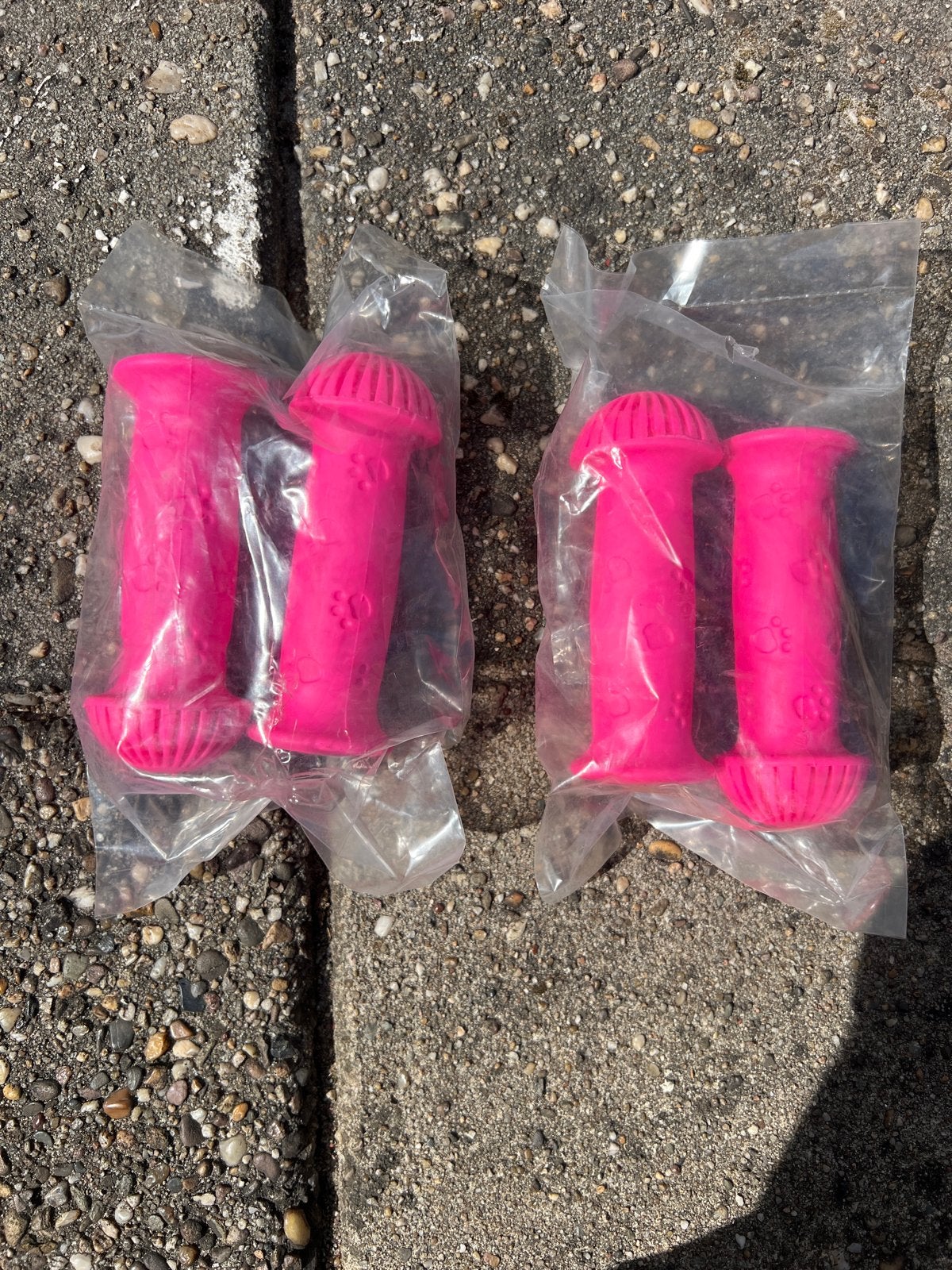Roze kinder fiets handvaten - Nieuw in verpakking, Ophalen, Nieuw
