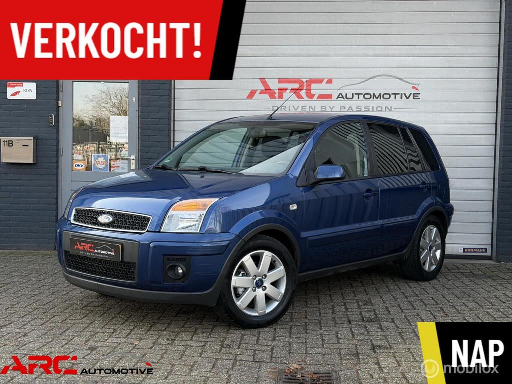 Ford Fusion 1.4-16V Futura Airco - NAP - Nieuwe APK!, Voorwielaandrijving, Gebruikt, Blauw, 49 €/maand