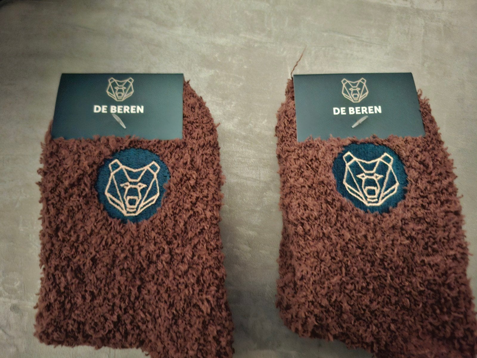 Zachte bruine sokken - One Size - De Beren, Sokken en Kniesokken, Bruin, Nieuw, Ophalen of Verzenden