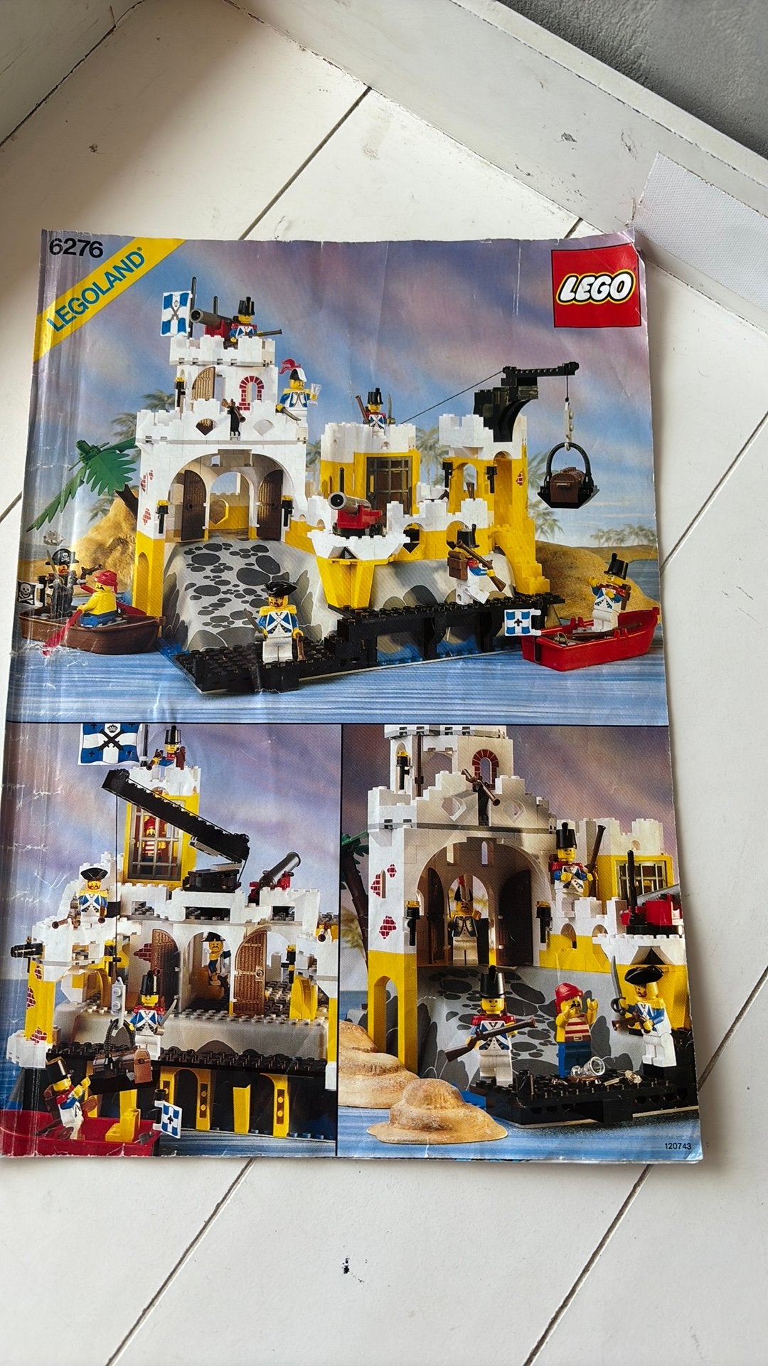 6276 lego grondplaat., Gebruikt, Lego, Grondplaat, Pirates
