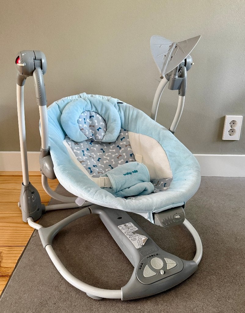 Ingenuity Wipstoel / Wippertje Baby - Swing + muziek, Kinderen en Baby's, Ophalen, Gebruikt