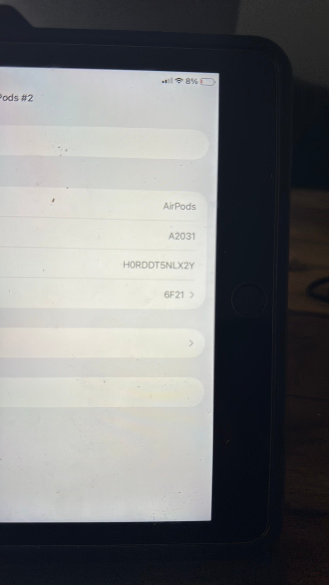 Airpods 2 A2031, Ophalen of Verzenden, Zo goed als nieuw