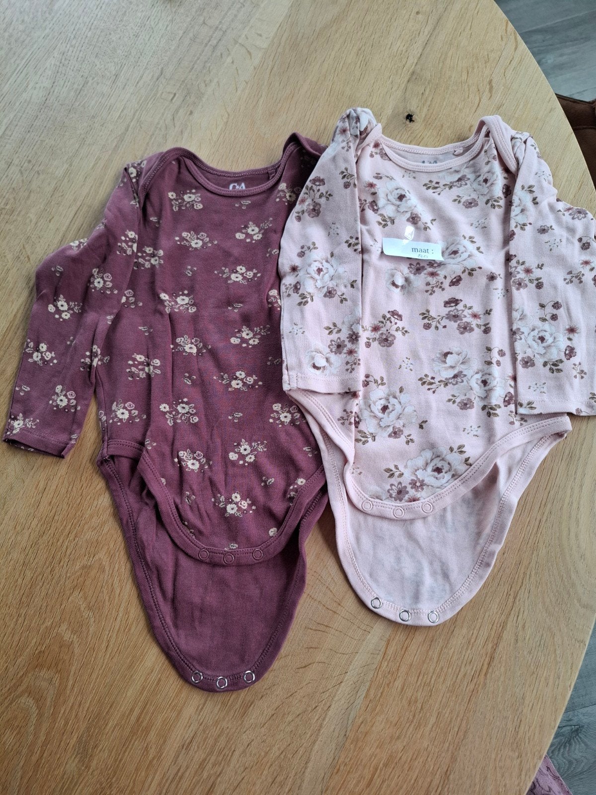 rompers lange mouw 80, Kinderen en Baby's, Babykleding | Maat 80, Ophalen of Verzenden, Zo goed als nieuw