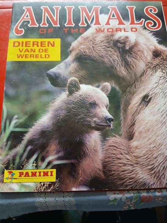 Panini album. Animals uit 1990, Ophalen of Verzenden, Gebruikt