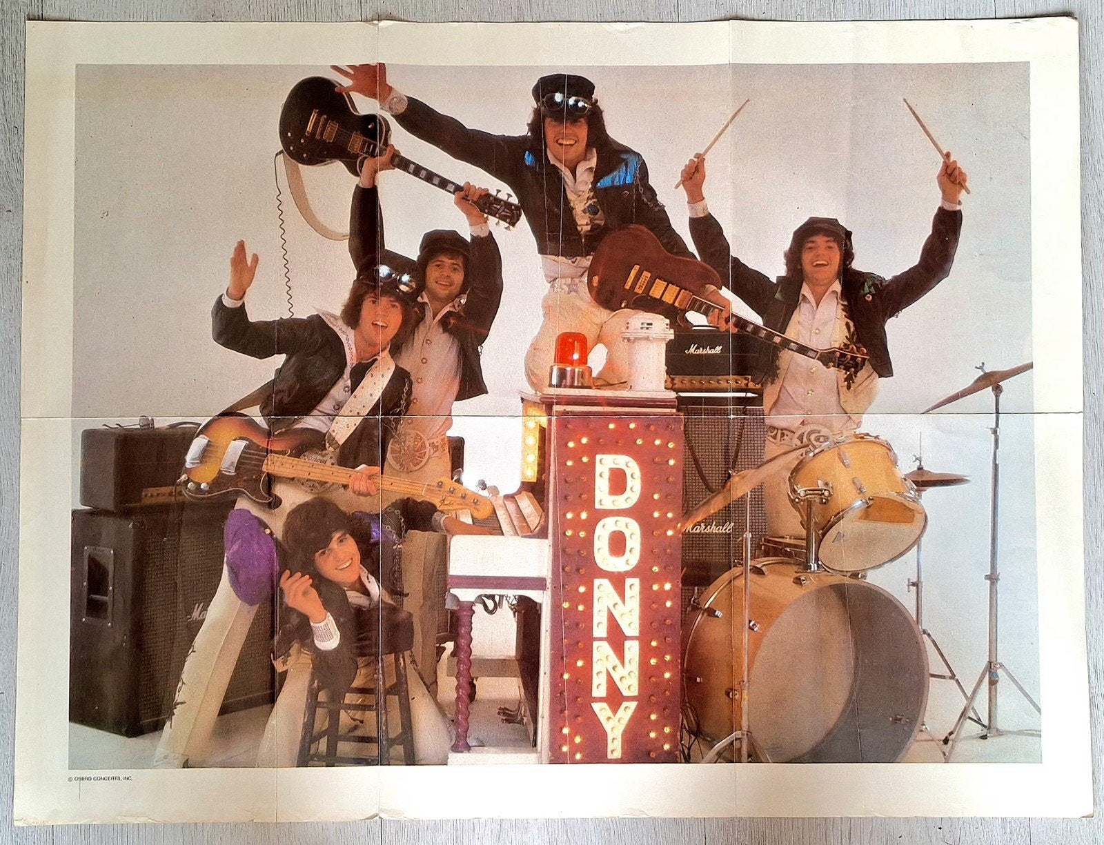 POSTER  THE OSMONDS, Ophalen of Verzenden, Gebruikt, A1 t/m A3, Film en Tv