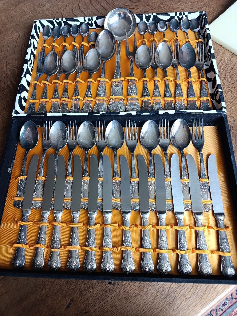 Vintage Bestekset in Koffer - Compleet Servies, Ophalen of Verzenden