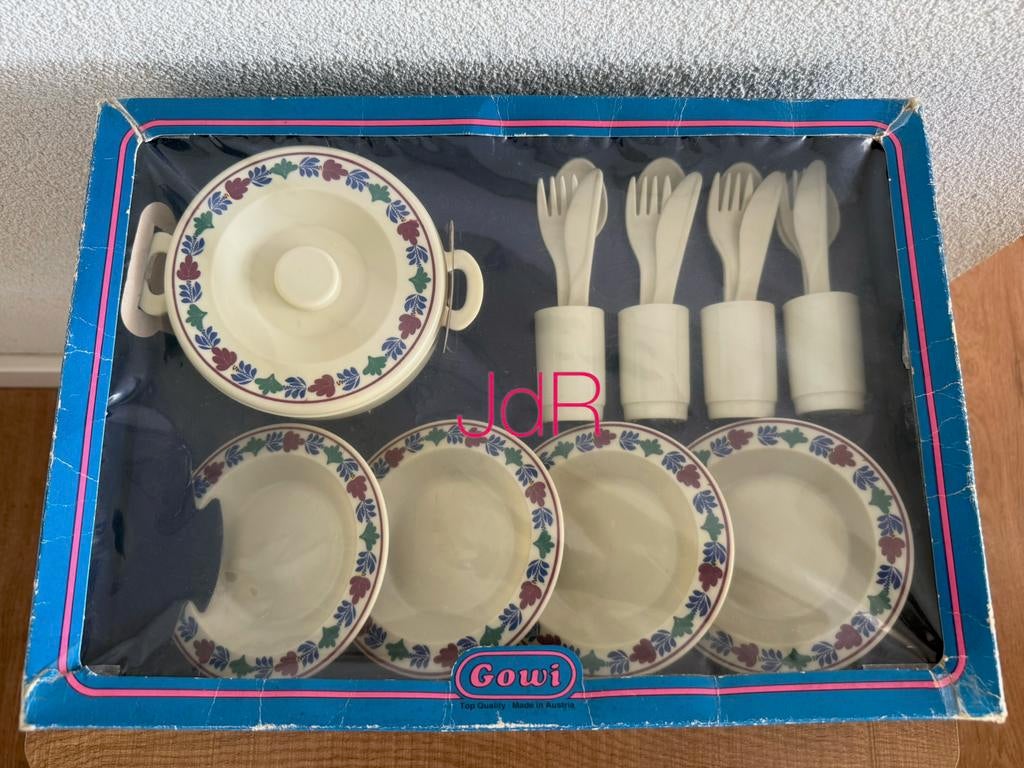 Boerenbont kinderservies, Huis en Inrichting, Keuken | Servies, Nieuw, Overige typen, Boerenbont, Aardewerk, Ophalen of Verzenden