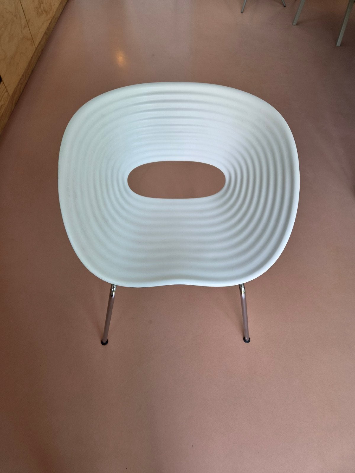6 Vitra Tom Vac stoelen - Ron Arad design - Wit, gebruikt, Ophalen, Gebruikt, Wit, Modern design, Ron Arad