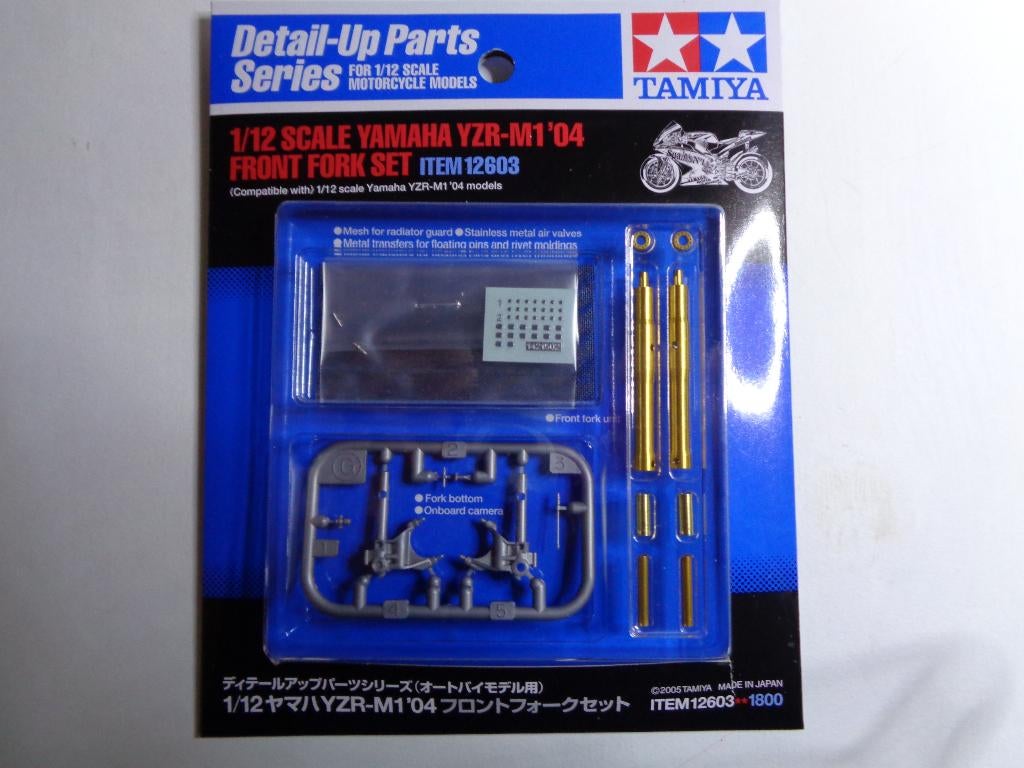 Forkset Tamiya 21603 voor 1:12 Tamiya Yamaha YZR-M1`04, Ophalen of Verzenden, Nieuw, 1:32 tot 1:50, Tamiya