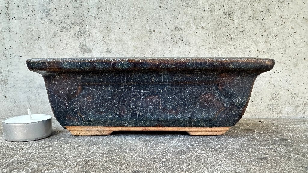 Bonsai schaal pot 18x12x6,5cm ***, Tuin en Terras, Bloempotten, Ophalen of Verzenden, Zo goed als nieuw, Overige vormen, Aardewerk