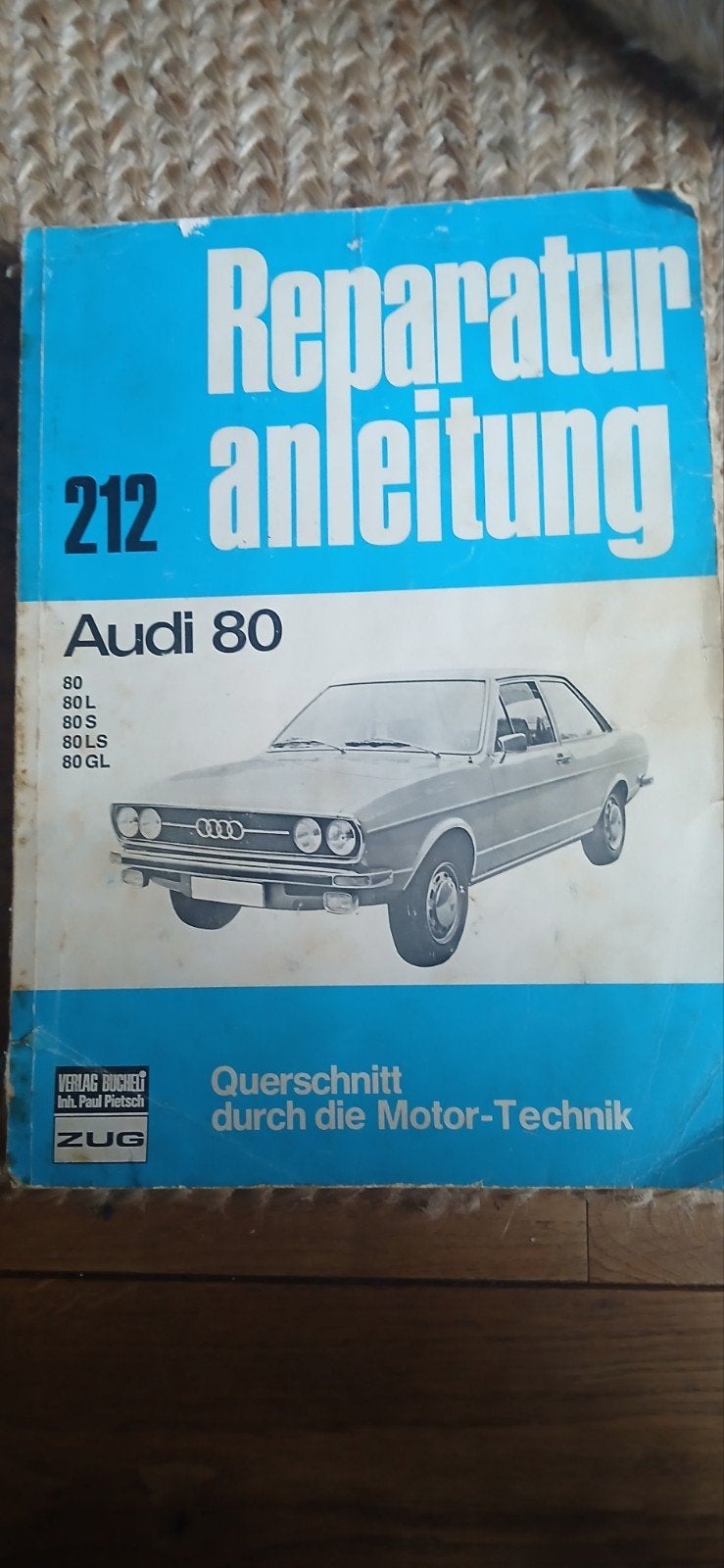 Werkplaatshandboek Audi 80 L S LS Gl, Ophalen of Verzenden