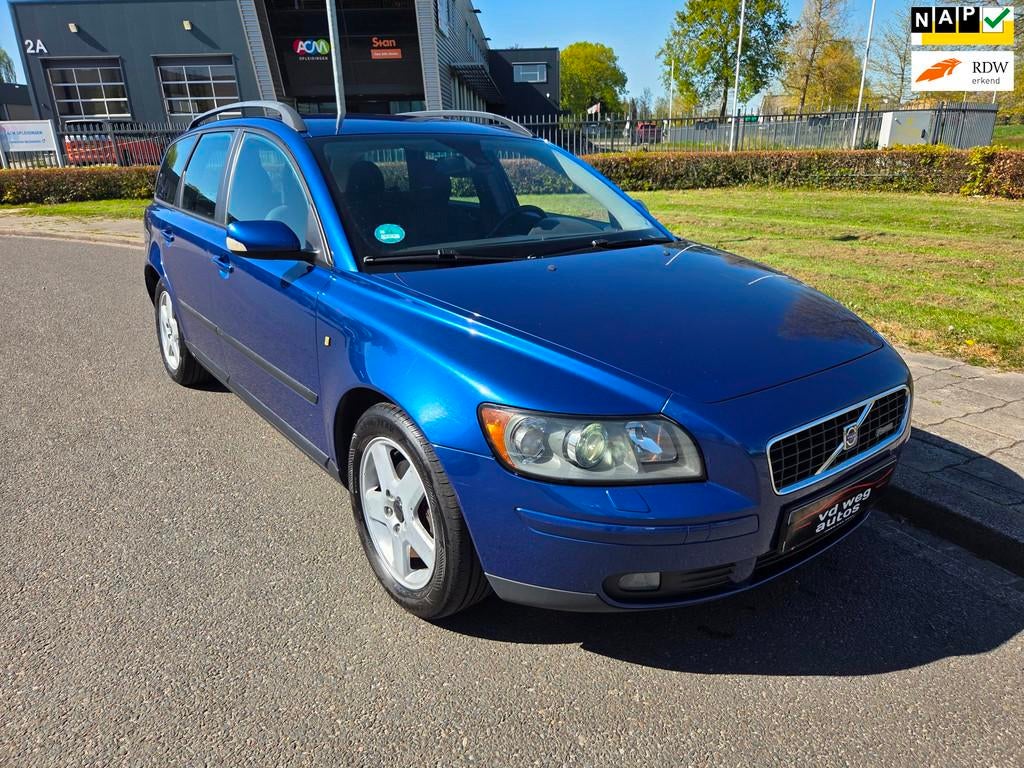 Volvo V50 1.8 Edition I airco, Voorwielaandrijving, 125 pk, 4 cilinders, Blauw