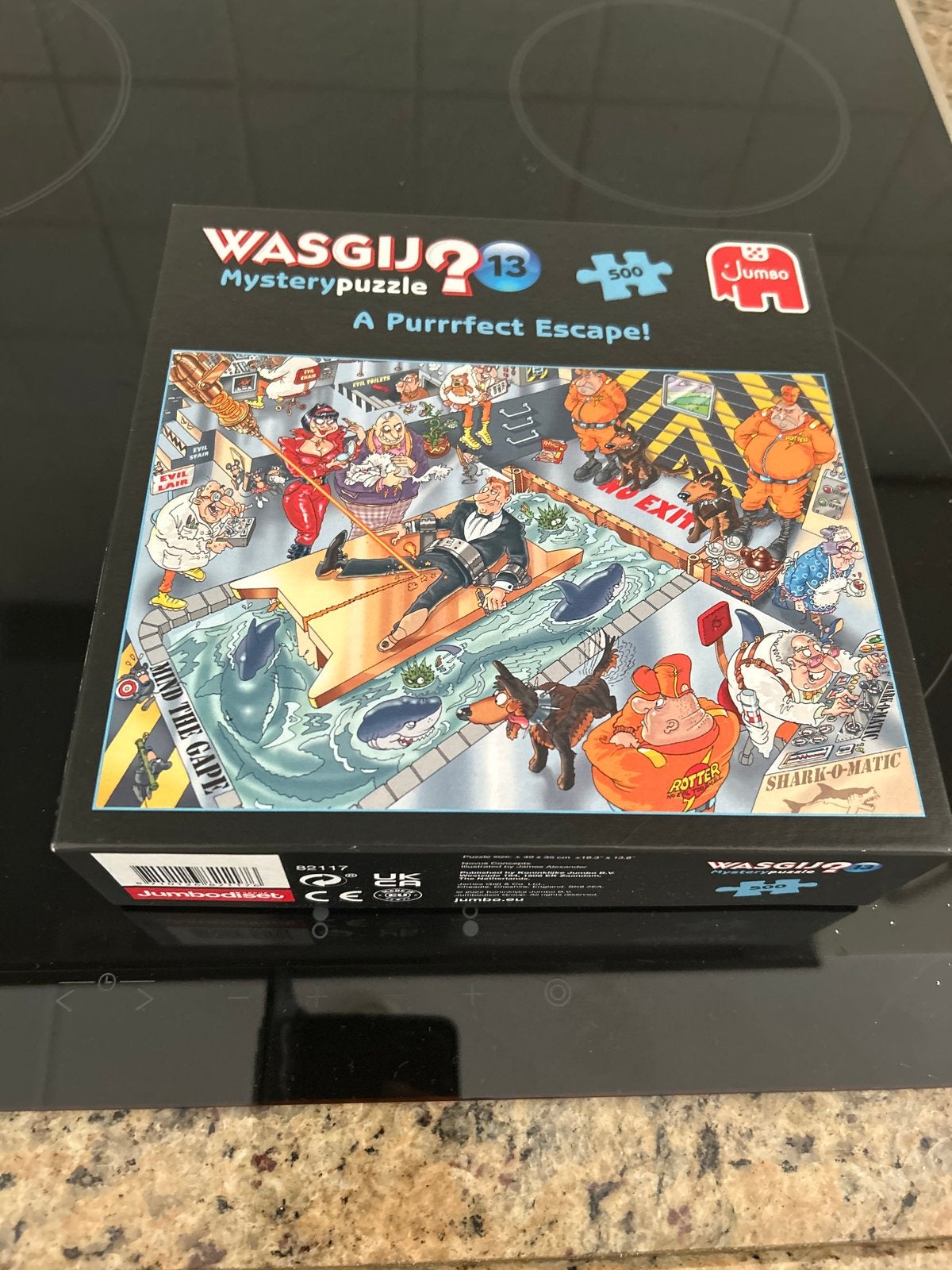 Wasgij? 13 Mystery Puzzel - A Purrrfect Escape! 500 stukjes, Ophalen, 500 t/m 1500 stukjes, Zo goed als nieuw, Legpuzzel
