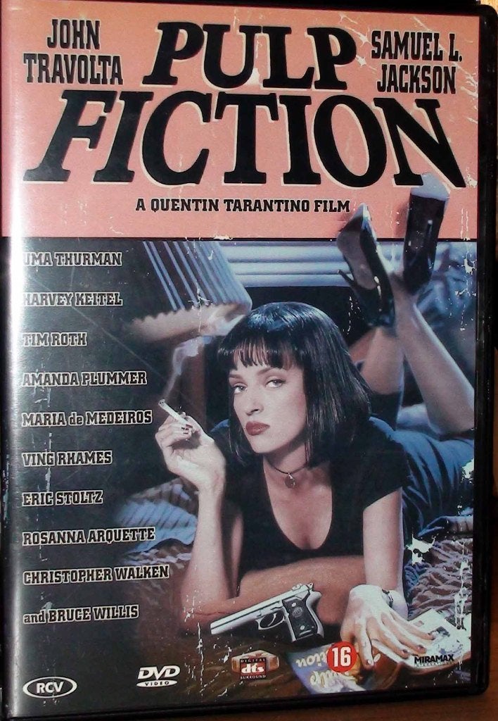 dvd pulp fiction, Vanaf 16 jaar, Ophalen of Verzenden, Zo goed als nieuw
