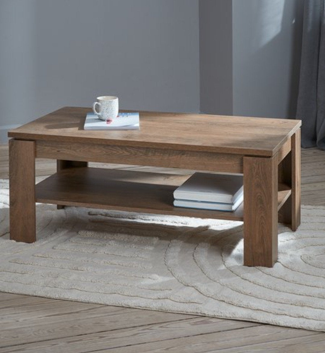 TV-meubel VEDDE met 2 lades en Salontafel VEDDE 60x110, Gebruikt, 100 tot 150 cm, Ophalen of Verzenden, Minder dan 100 cm