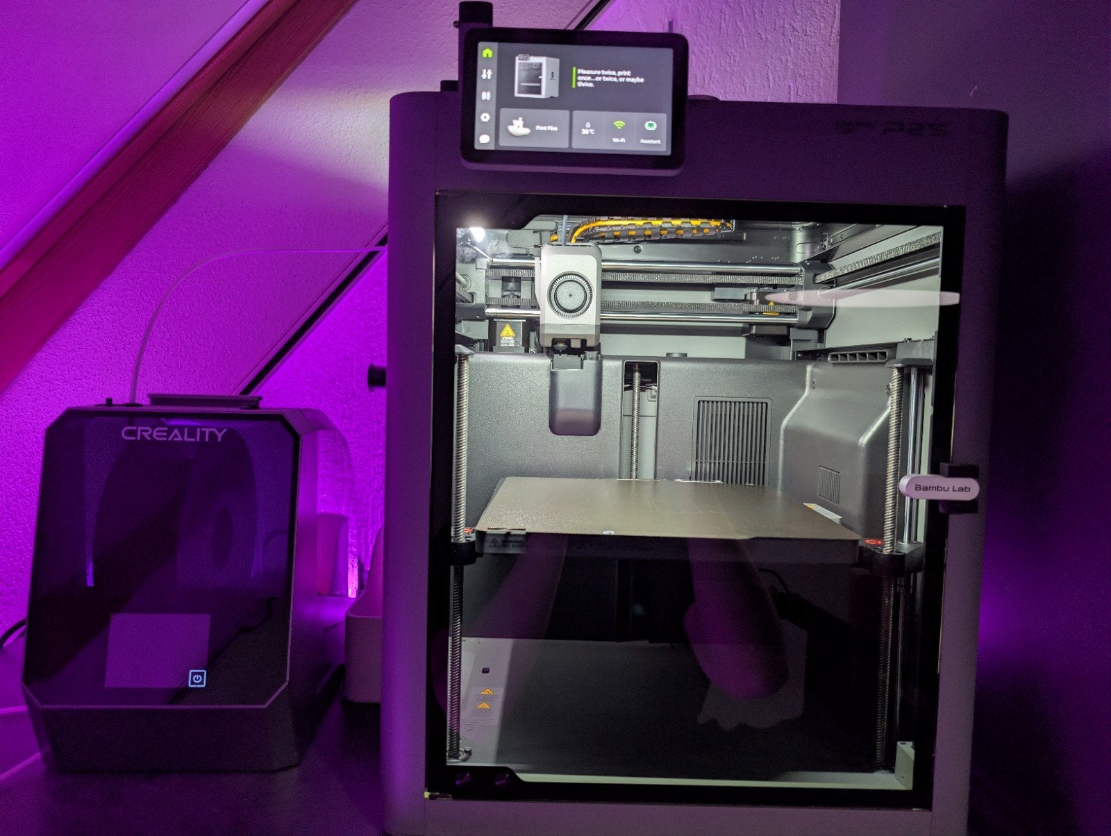 Bambu Lab P2S 3D printer set met filament en accessoires, Computers en Software, 3D Printers, Ophalen, Zo goed als nieuw, Filament