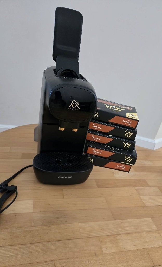 Philips L'OR Barista koffiemachine + 100 L'OR capsules, Ophalen, Gebruikt, Koffiemachine