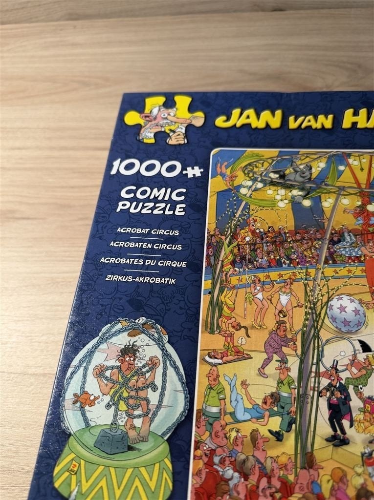 Jan van Haasteren - acrobaten circus - 1000 stuks - s6659, Verzenden, 500 t/m 1500 stukjes, Zo goed als nieuw