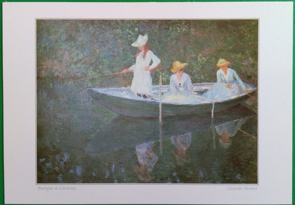 Claude Monet - Barque à Giverny, Verzenden, 1980 tot heden, Ongelopen, Overige thema's