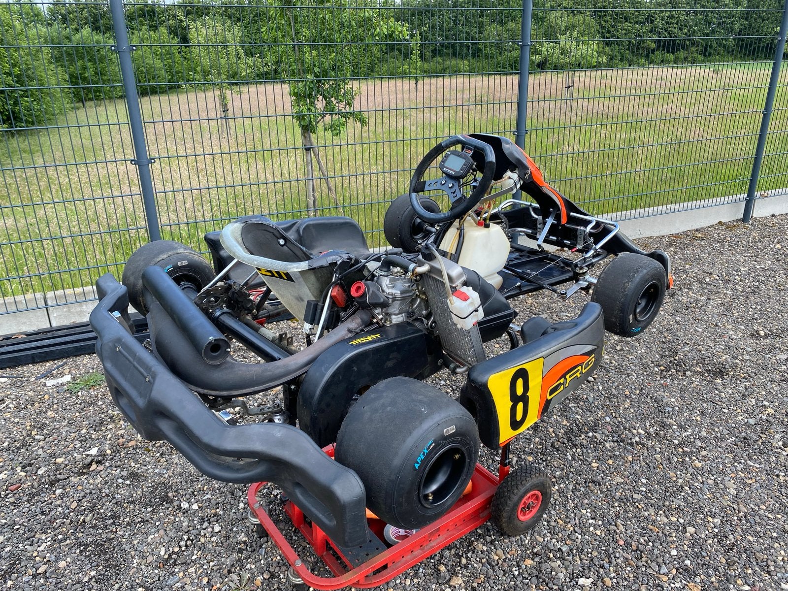 CRG Kart met Rotax Max motor, Sport en Fitness, Karting, Ophalen, Gebruikt, Kart
