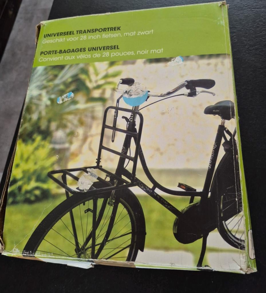 Nieuw Universeel Transportrek voor 28 inch fiets zwart, Fietsen en Brommers, Ophalen of Verzenden, Nieuw