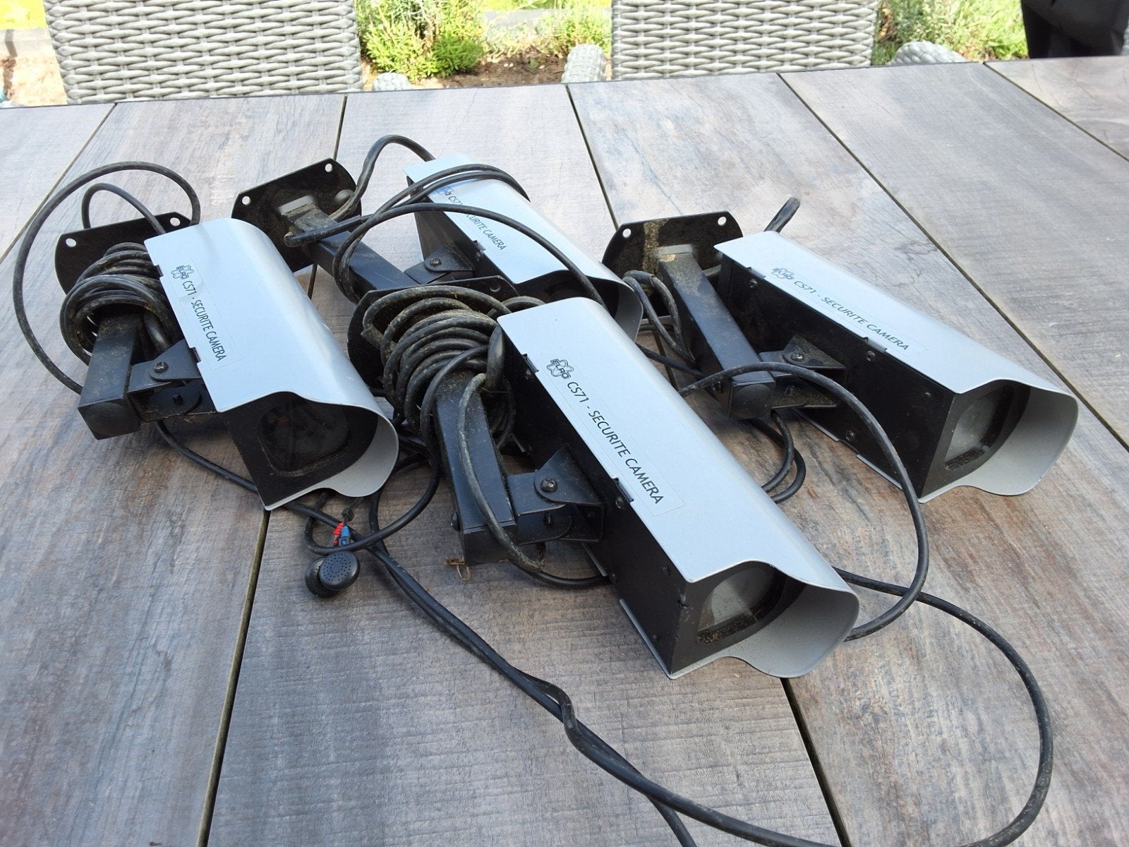 dummy beveiligings camera 4 stuks, Ophalen of Verzenden