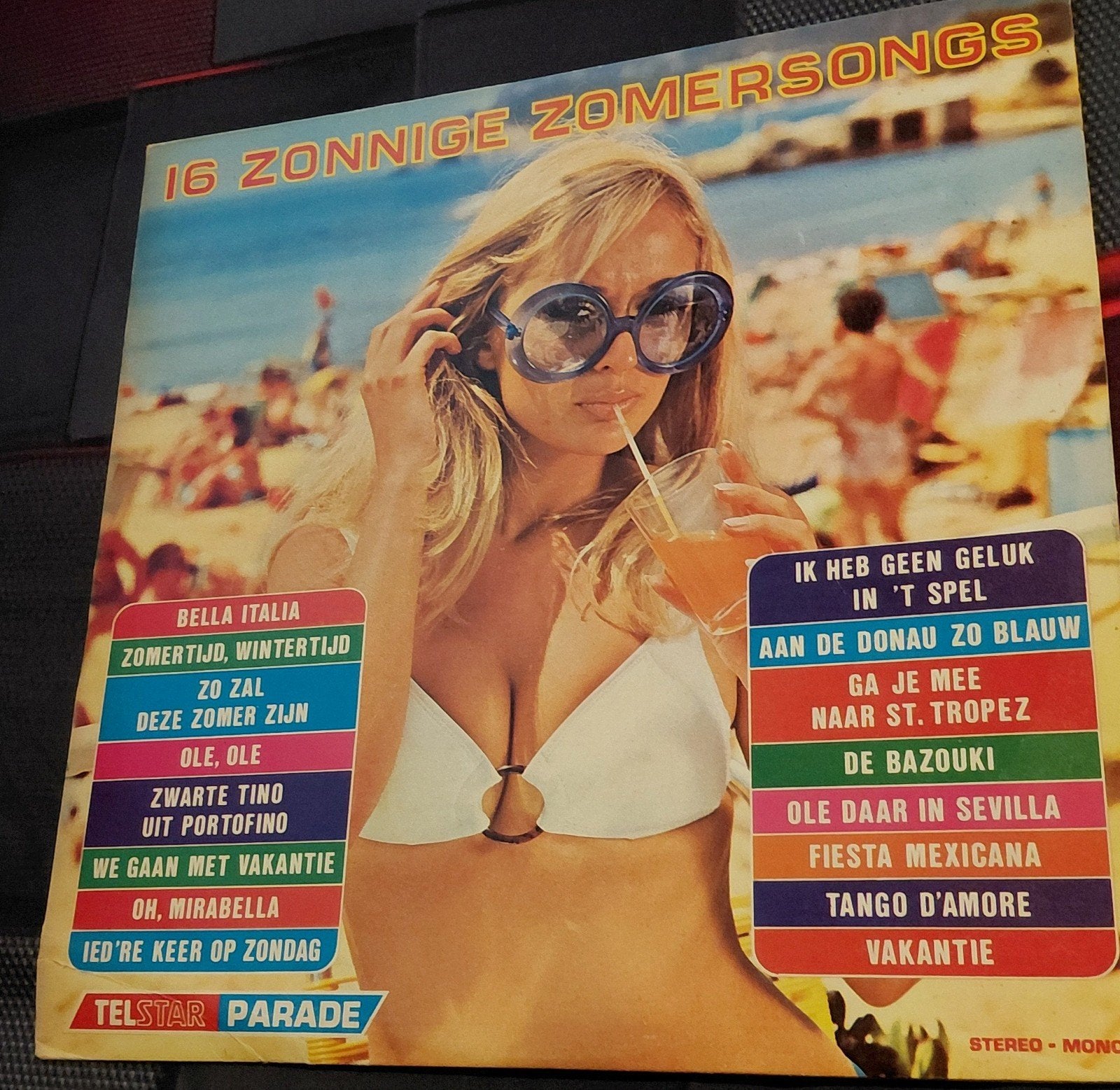 16 Zonnige Zomersongs - Telstar Parade LP (1973), LP, Gebruikt, Pop, Ophalen of Verzenden