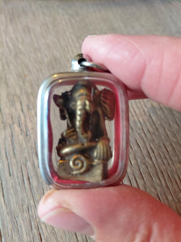 Ganesha beeldje in hanger, Verzamelen, Beelden en Beeldjes, Ophalen of Verzenden