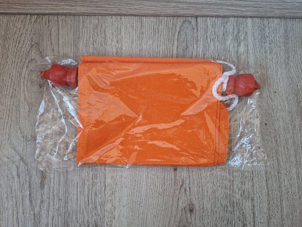 Oranje wimpel vlag lang 155 x 17 cm, Diversen, Vlaggen en Wimpels, Ophalen of Verzenden, Nieuw