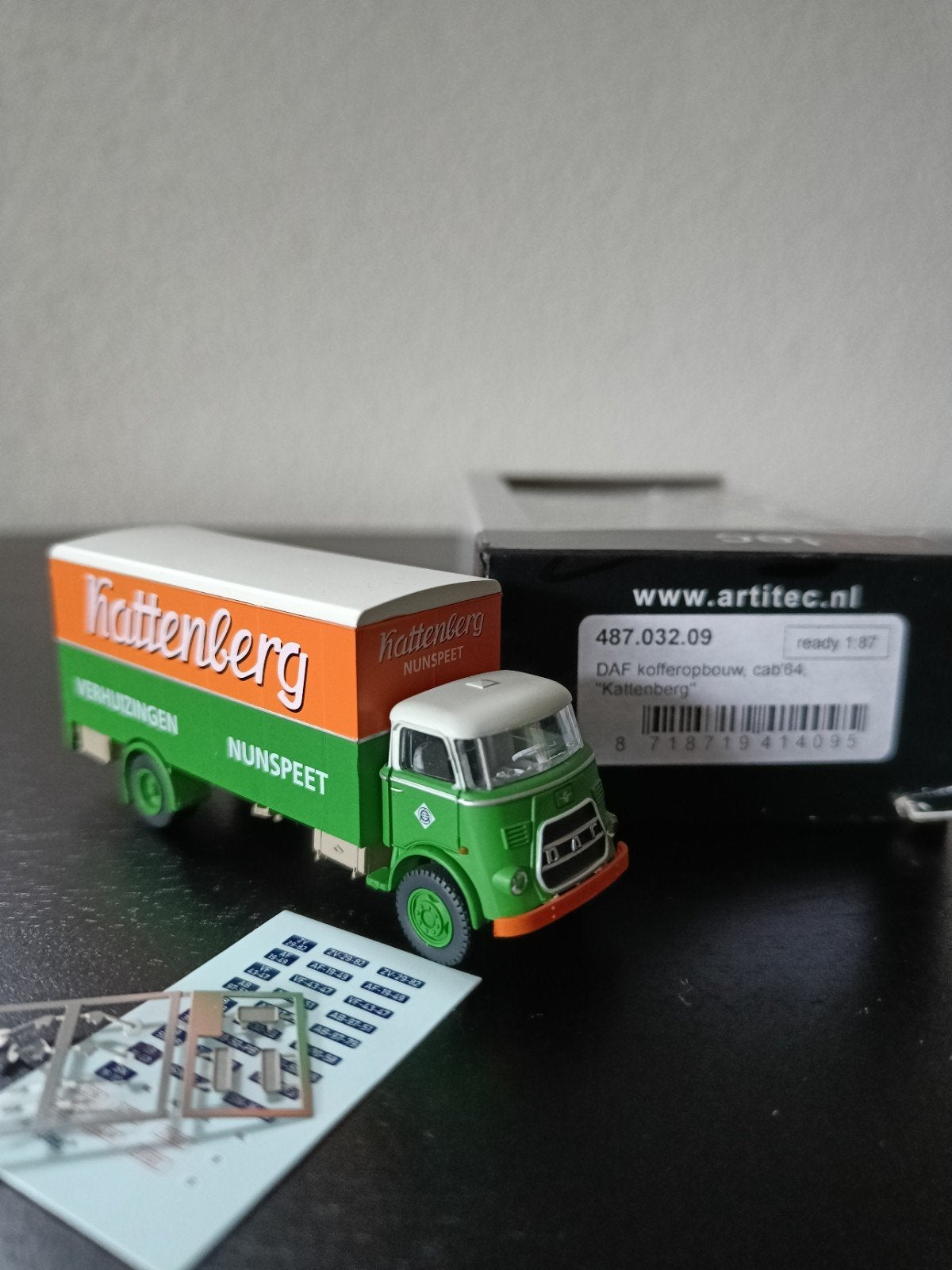 Artitec Daf 64 Kattenberg 1:87, Hobby en Vrije tijd, Ophalen of Verzenden, Zo goed als nieuw, Bus of Vrachtwagen, Overige merken